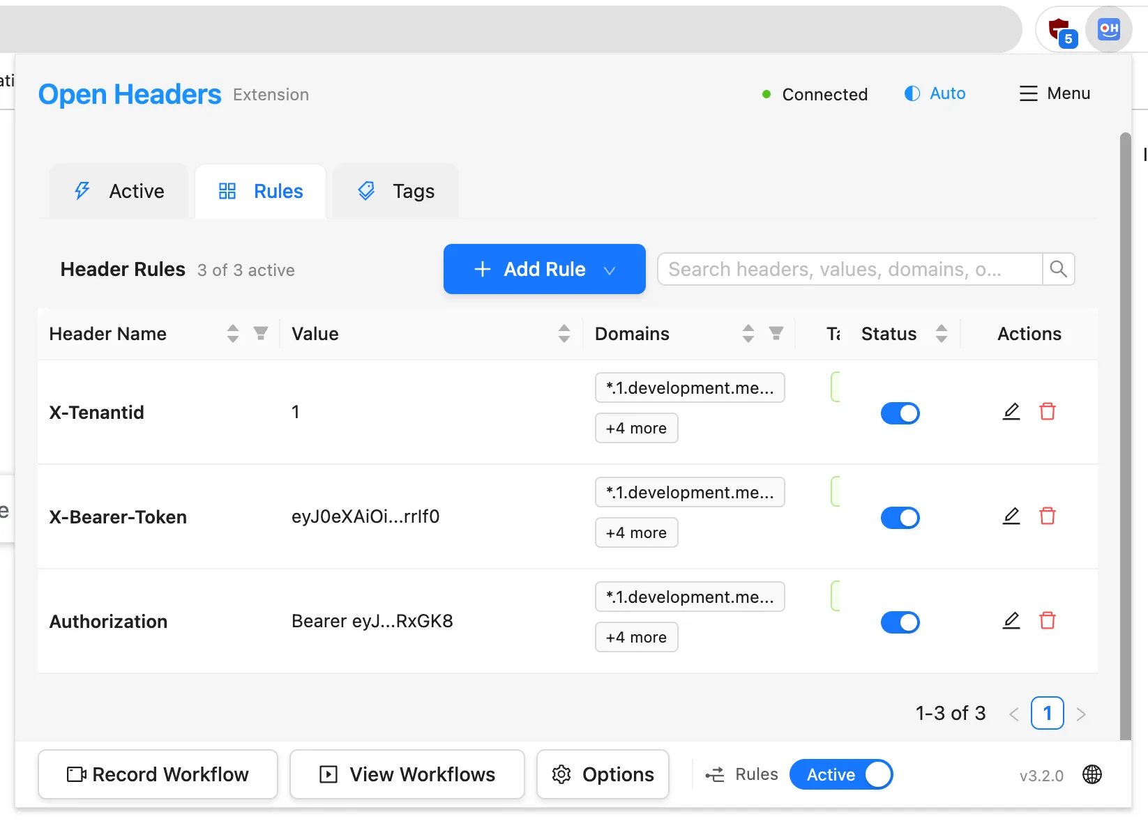 OpenHeaders — HTTP Modification Rules