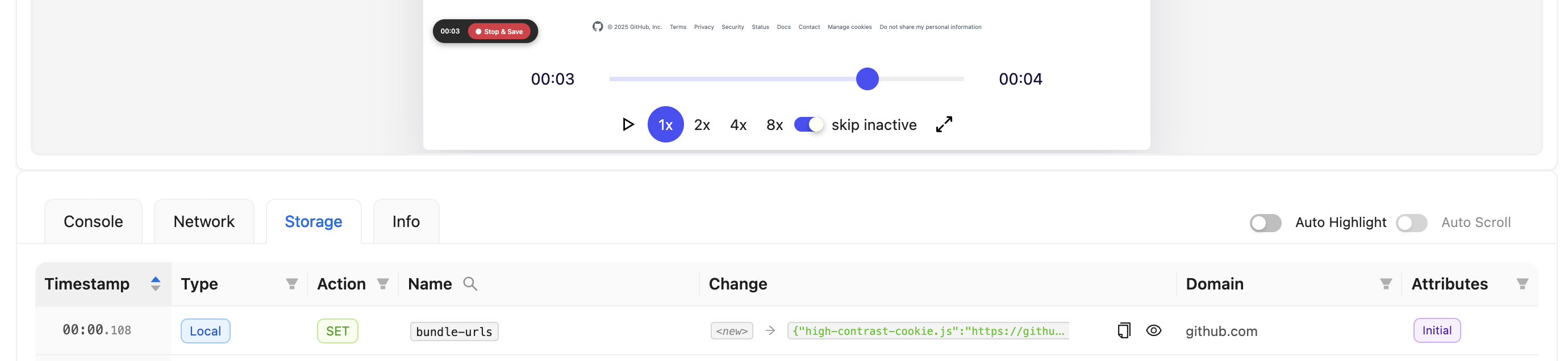 Session Recording Demo